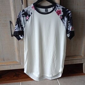 C) SHEIN Black and White Raglan Tee